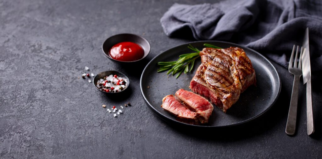 Transfer steak after resting and slice for the perfect meal