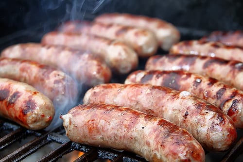 Fresh Homemade Beef Sausages
