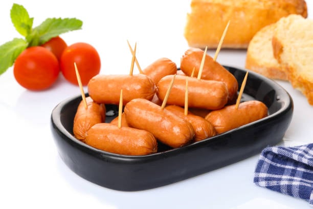 Hellers 1kg Cocktail Sausage and 1kg Frankfurters